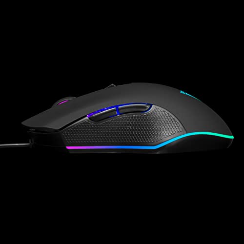 Gamdias Aura GS2 Optical Gaming Mouse with 6 Smart Keys and Multicolour Lighting | Advanced Gaming Optical Sensor|Adjustable dpi Upto 3600 |1.5m Long Cable| - Image 3