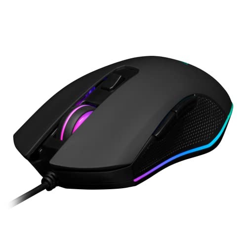 Gamdias Aura GS2 Optical Gaming Mouse with 6 Smart Keys and Multicolour Lighting | Advanced Gaming Optical Sensor|Adjustable dpi Upto 3600 |1.5m Long Cable| - Image 1