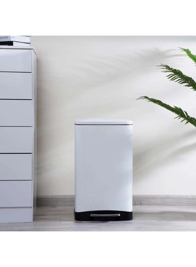 Pan Home علبة قدم الدريد سكوير 35X38X66سم 40ل - أبيض - Image 1