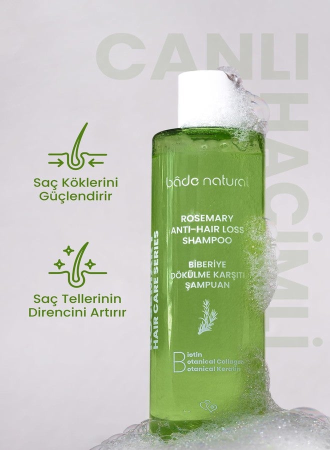Bade Natural Biotin & Rosemary Shampoo for Hair Growth – Anti-Hair Loss & Hair Thickening Shampoo with Keratin, Collagen – Nourishing Formula for Thinning Hair – 8.5 fl oz - Image 4