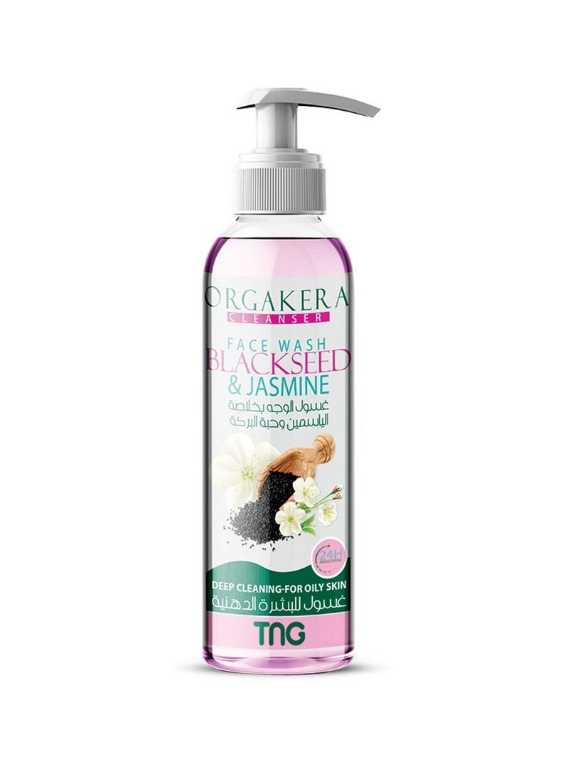 TNG Orgakera cleanser face wash with Black seed & Jasmin 250 ml 
