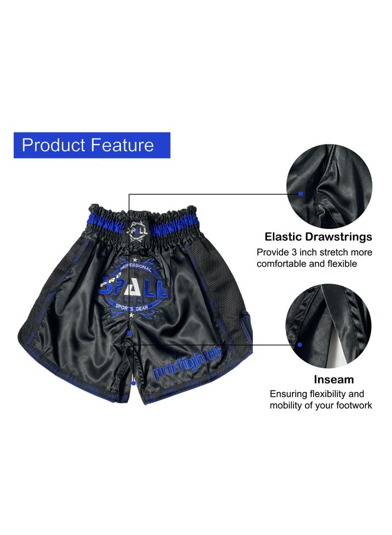 Spall Boxing Shorts For Men Muay Thai Shorts For Kickboxing Wrestling Grappling Fight And Cross Training Martial Arts Training Gym Clothing - Image 2