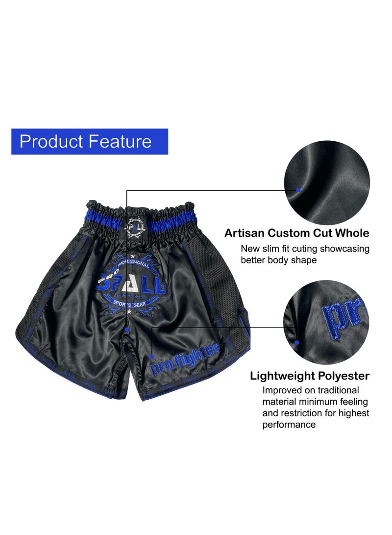 Spall Boxing Shorts For Men Muay Thai Shorts For Kickboxing Wrestling Grappling Fight And Cross Training Martial Arts Training Gym Clothing - Image 3