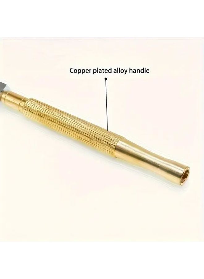 Golden Steel Diamond Glass Cutter Manual Tile And Mirror Cutting Tool 1pc - Image 4