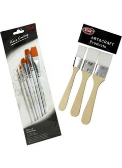 Keep Smile Set of 6 Brush + 3-Piece White Bristle Brush White 6+3 - pzsku/Z4981D8742A279D4D1459Z/45/_/1737144875/9fd74e0d-450f-45de-86dc-b804fcce44ea