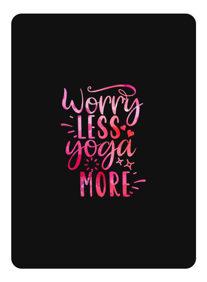 Theodor Protective Flip Case For Samsung Galaxy Tab S9 Plus With Trifold Stand Auto Wake Sleep Shockproof Cover Worry less Yoga more copy - Image 1