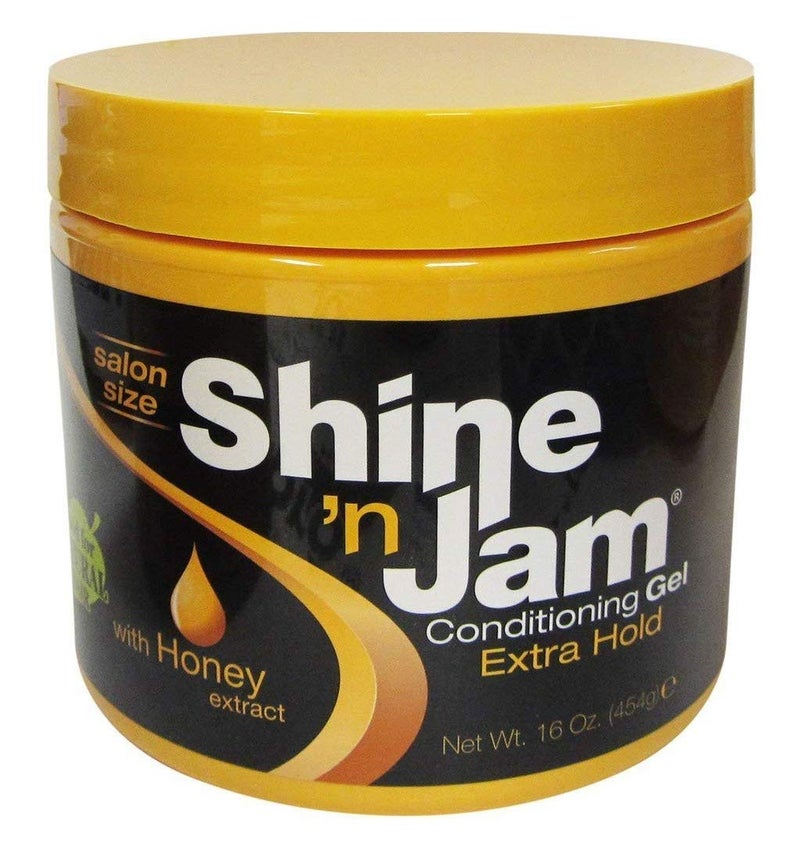 Shine 'n Jam Shine N Jam Conditioning Gel Extra Hold 16 Ounce Jar (473ml) (2 Pack) - Image 3