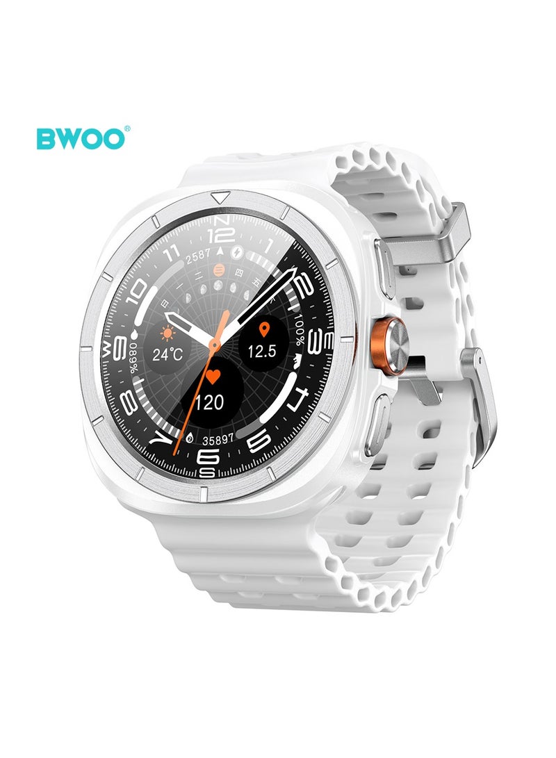 Bwoo Wa09 Smart Watch Silver - Image 1