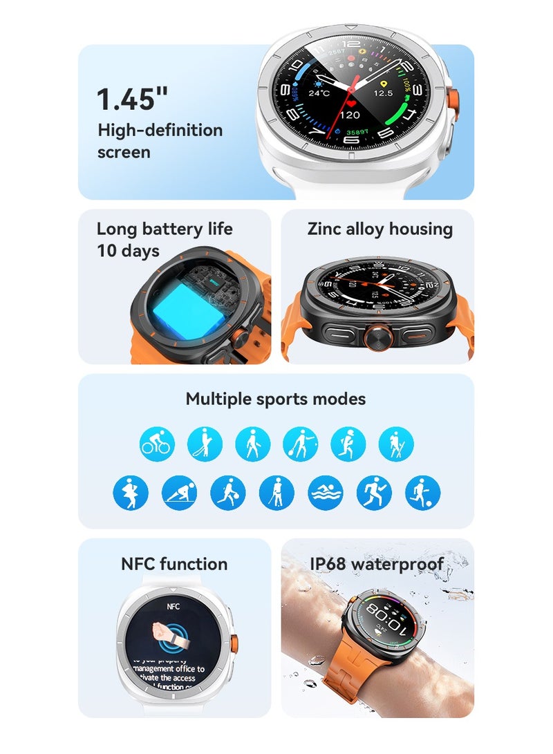 Bwoo Wa09 Smart Watch Silver - Image 4