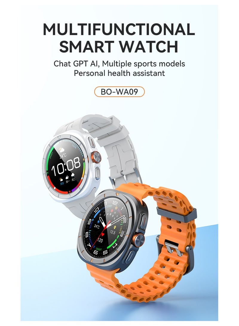 Bwoo Wa09 Smart Watch Silver - Image 3