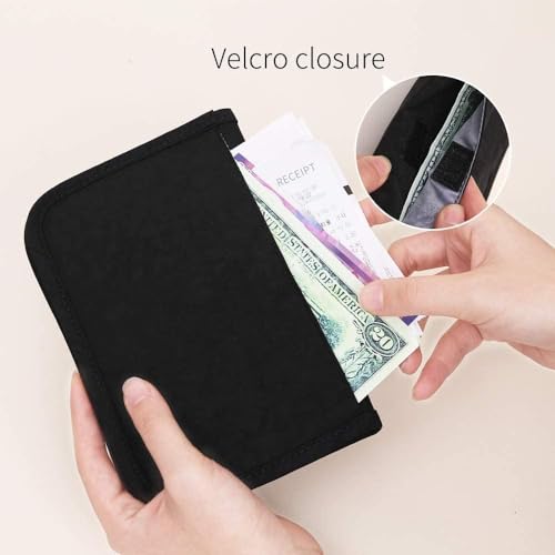 iN. Slim credit card holder wallet, Gift card display case, Minimalist light thin card storage case rfid blocking for men & women, with 28 slots in black - Image 4