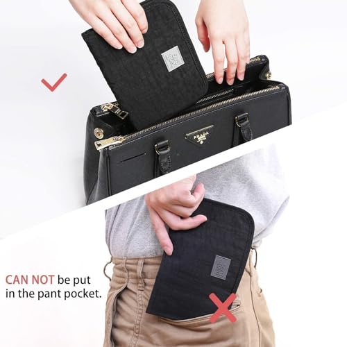 iN. Slim credit card holder wallet, Gift card display case, Minimalist light thin card storage case rfid blocking for men & women, with 28 slots in black - Image 5