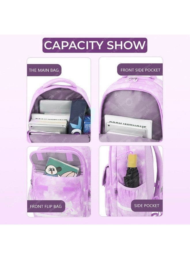 FunBlast Unicorn Backpack for Children - School Bag for Student, School and College Bags, Lightweight Large Capacity Bag for Boys Girls Kids, Travel Bag, Picnic Bag (42 X 29 X 18 CM) (Purple) - Image 5