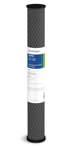 Pentek Pentair Pentek C1-20 Carbon Water Filter, 20-Inch, Whole House Dual Purpose Powdered Activated Carbon-Impregnated Cellulose Replacement Cartridge, 20" x 2.5", 5 Micron - Image 3