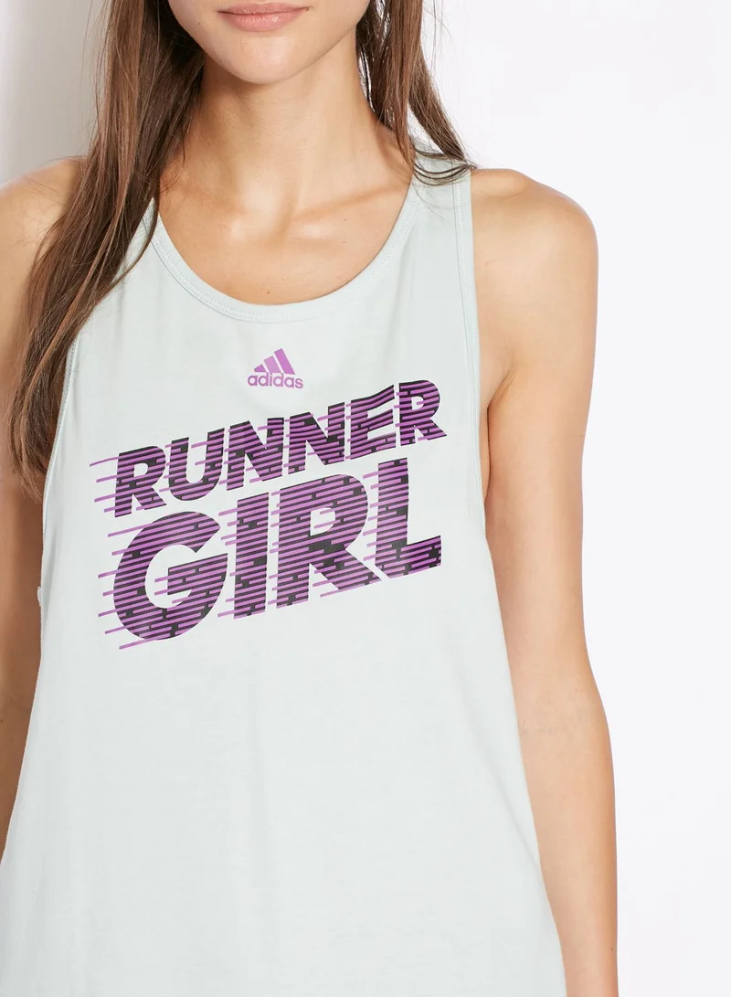 Adidas Runner Girls Tank Top