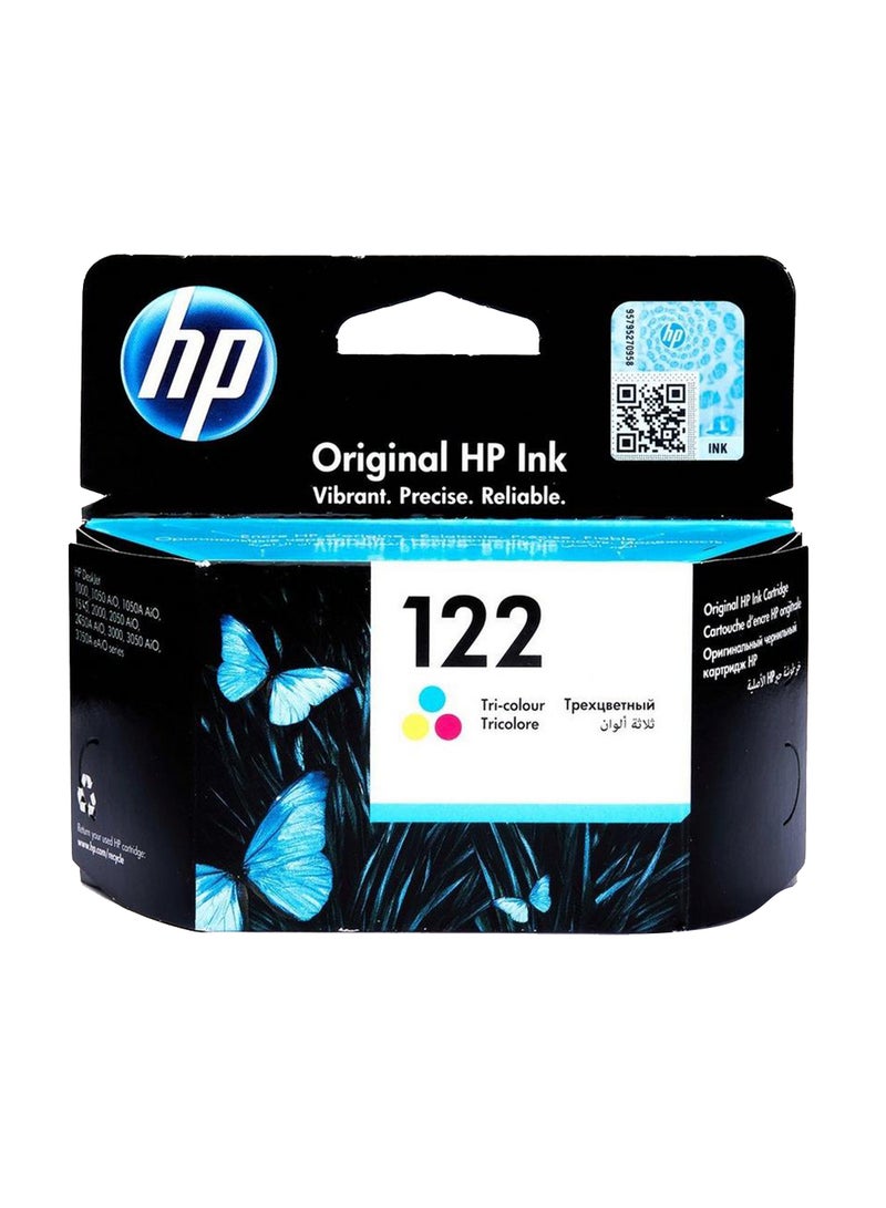 HP خرطوشة حبر أصلية ثلاثية الألوان 122 طراز CH562HE منتج ثلاثي الألوان - Image 1