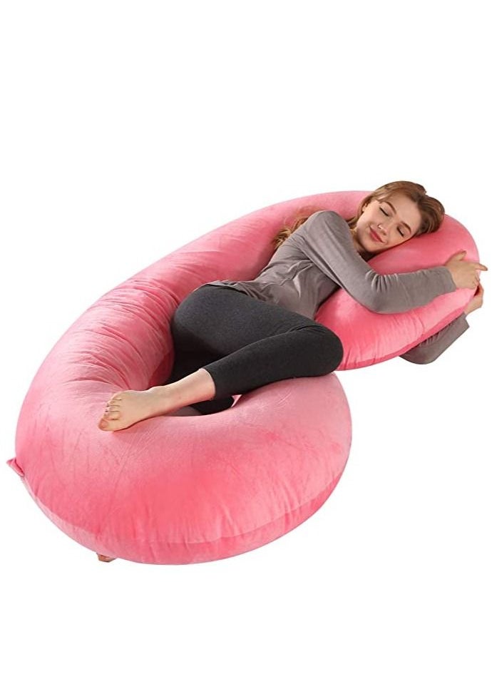 molody U Shaped Nursing And Maternity Pillow With Removable Velvet Cover  - Image 4