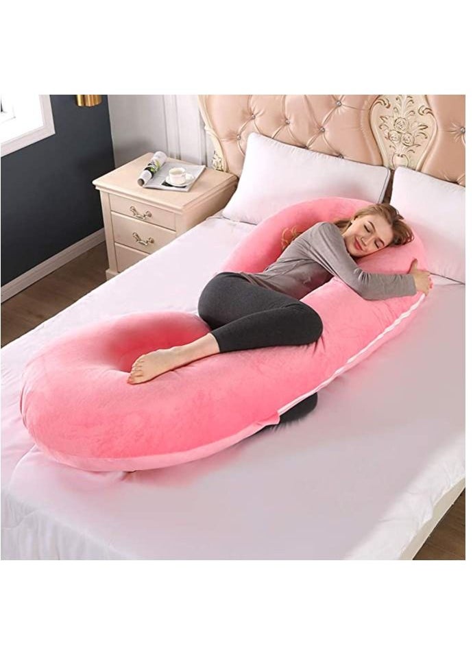 molody U Shaped Nursing And Maternity Pillow With Removable Velvet Cover  - Image 3