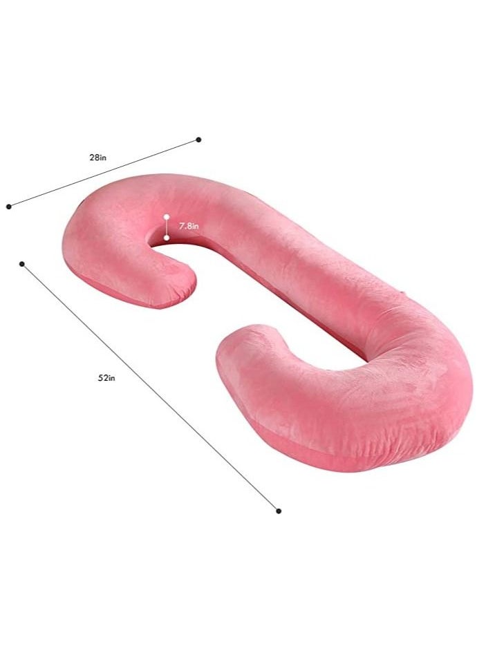molody U Shaped Nursing And Maternity Pillow With Removable Velvet Cover  - Image 5