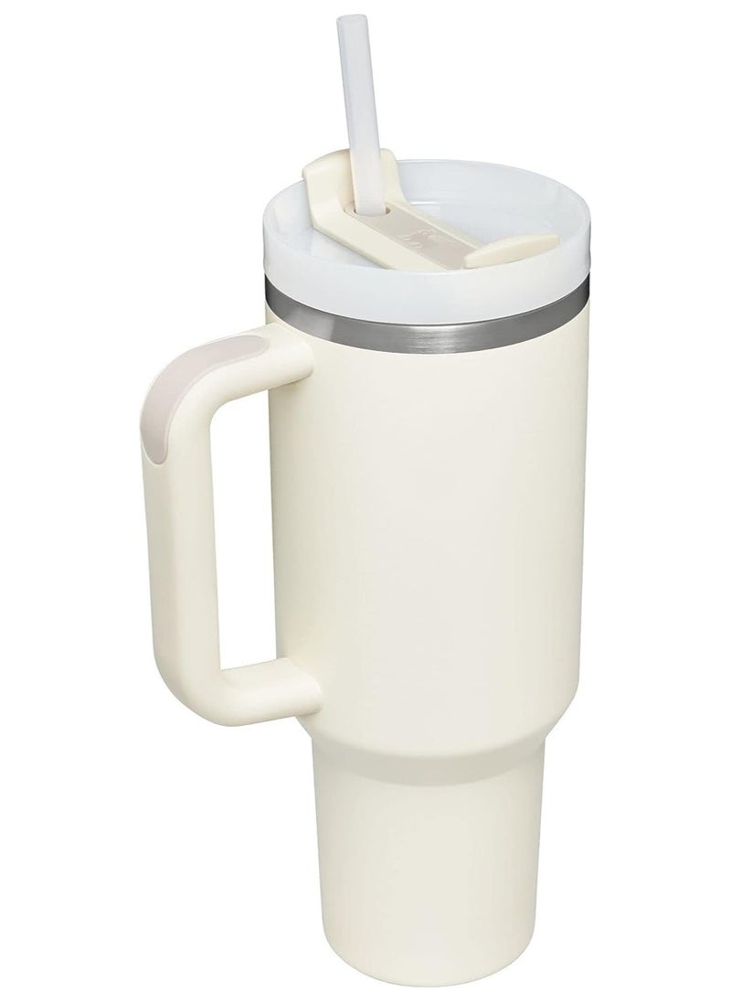 Stanley - Stanley Quencher H2.0 FlowState Stainless Steel Vacuum Insulated Tumbler with Lid and Straw, Paired with Non-Slip Silicone Cover, Great for Water, Iced Tea or Coffee, Smoothie and More, 40 OZ - Image 1