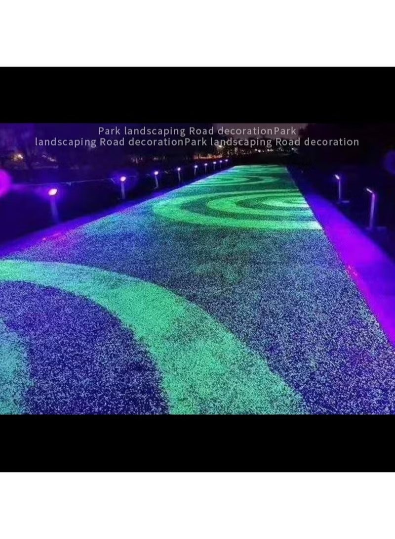 200 قطعة من الأحجار المضيئة، حصى متوهجة، صخور متوهجة في الظلام، زينة أحواض السمك، لتزيين أحواض السمك، ممرات خارجية للمنزل، المروج، الحديقة، النباتات المحفوظة في أصص - Image 4