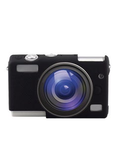 KASTWAVE Digital Camera Case for Canon EOS M200 Slim Durable Lightweight Rubber Soft Silicone Camera Protective Cover (Black)  - Image 1