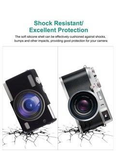 KASTWAVE Digital Camera Case for Canon EOS M200 Slim Durable Lightweight Rubber Soft Silicone Camera Protective Cover (Black)  - Image 3
