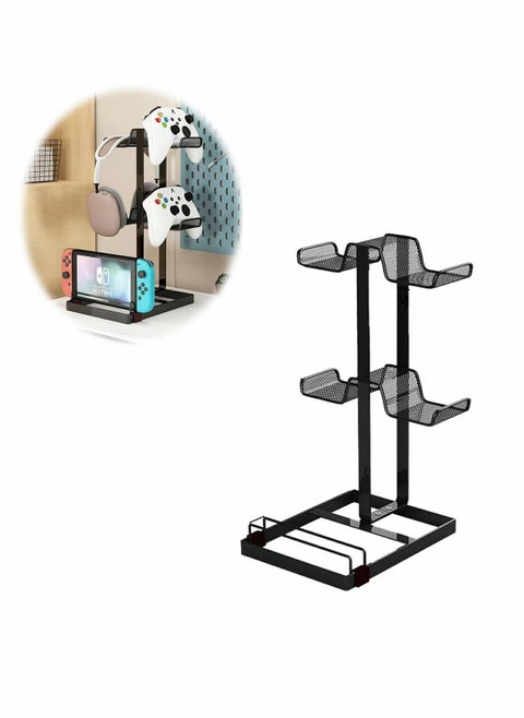 Controller Holder,Game Controller Headphone Hooks,Headset & Controller Organizer for Nintendo Switch Controller & Headset Stand,Gaming Accessories Display Rack