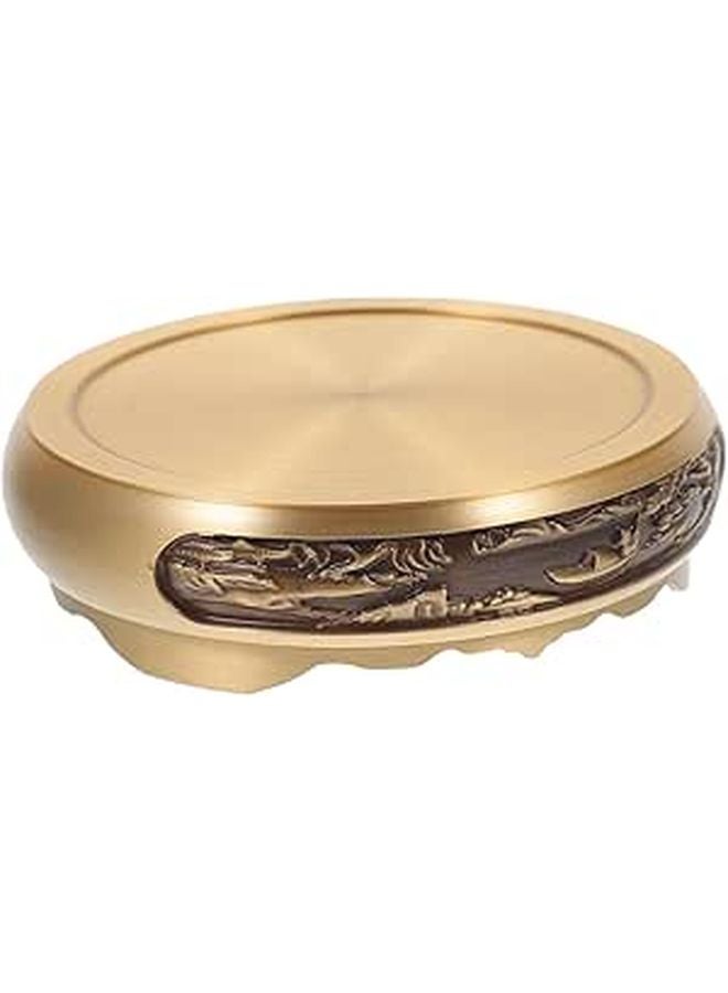 Vintage Solid Copper Incense Burner Stand Holder Tray for Home Fragrance Desktop Aromatherapy - Image 1