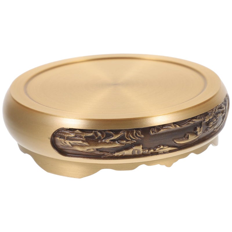 Vintage Solid Copper Incense Burner Stand Holder Tray for Home Fragrance Desktop Aromatherapy - Image 2