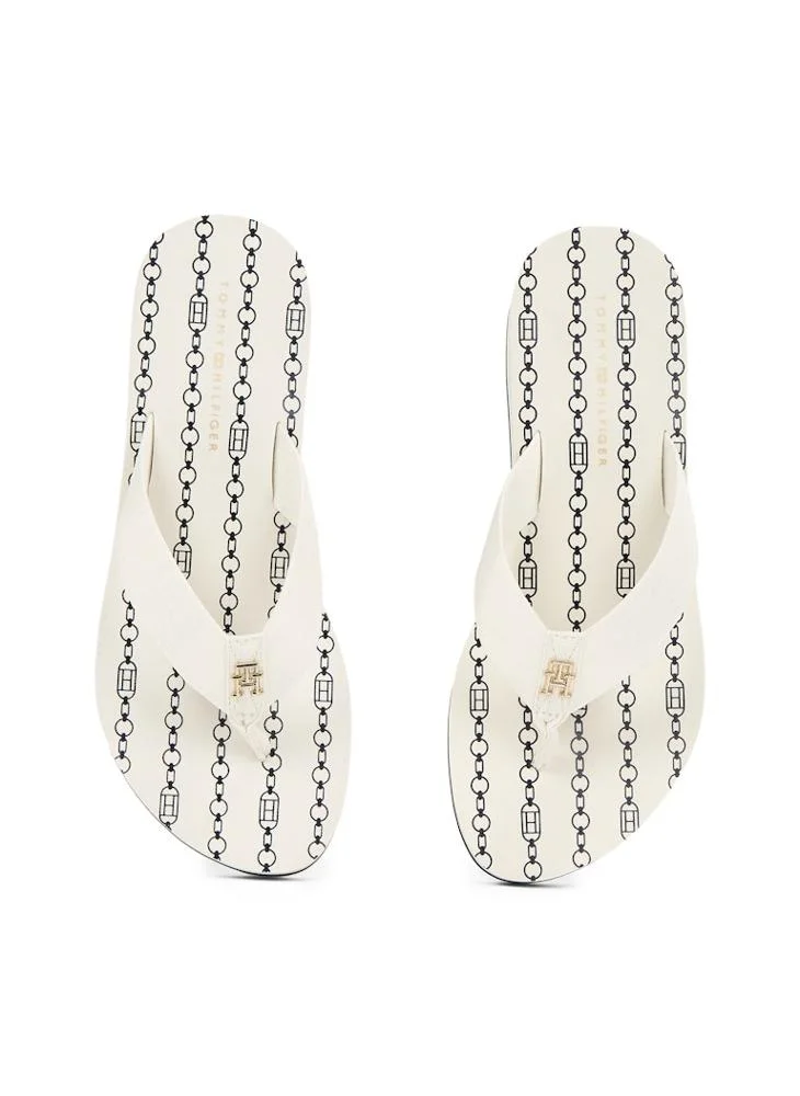 TOMMY HILFIGER Chainprint Midwedge Sandals