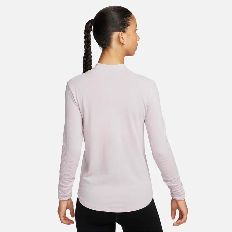 Nike Ivory Women's Swift Dri-FIT Mock-Neck Long-Sleeve Running Top for Women | Best Price UAE