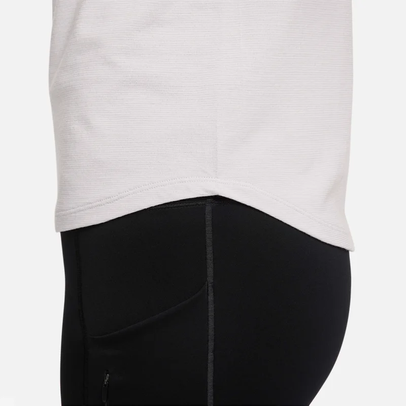 Nike Ivory Women's Swift Dri-FIT Mock-Neck Long-Sleeve Running Top for Women | Best Price UAE