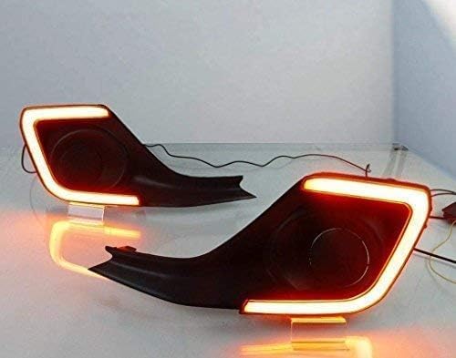 TRENDWALA Car Fog Lamp Daytime Time Running Lights DRL Maruti New Swift 2018 2019 2020 2021 2022 Front LED DRL (Set of 2 pcs) - Image 3
