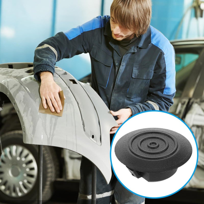 10 Pcs Side Skirt Trim Clips Mudguard Drain Plugs Replacement Drain Hole Covers Plastic Black For Sedan - Image 5