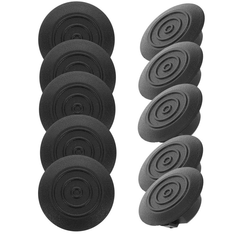 10 Pcs Side Skirt Trim Clips Mudguard Drain Plugs Replacement Drain Hole Covers Plastic Black For Sedan - Image 2