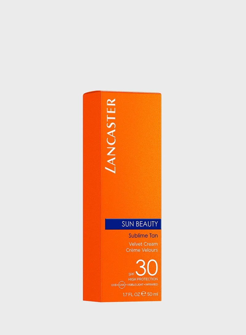 Lancaster Sublime Tan Face Cream instead of Velvet Cream