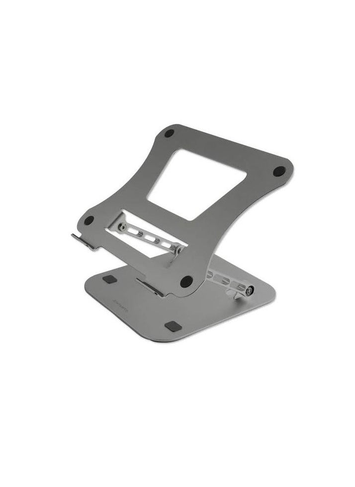 Generic - Adjustable Aluminum Laptop Stand – Portable Foldable MacBook Holder with Cooling Lift and Non-Slip Feature - Image 1