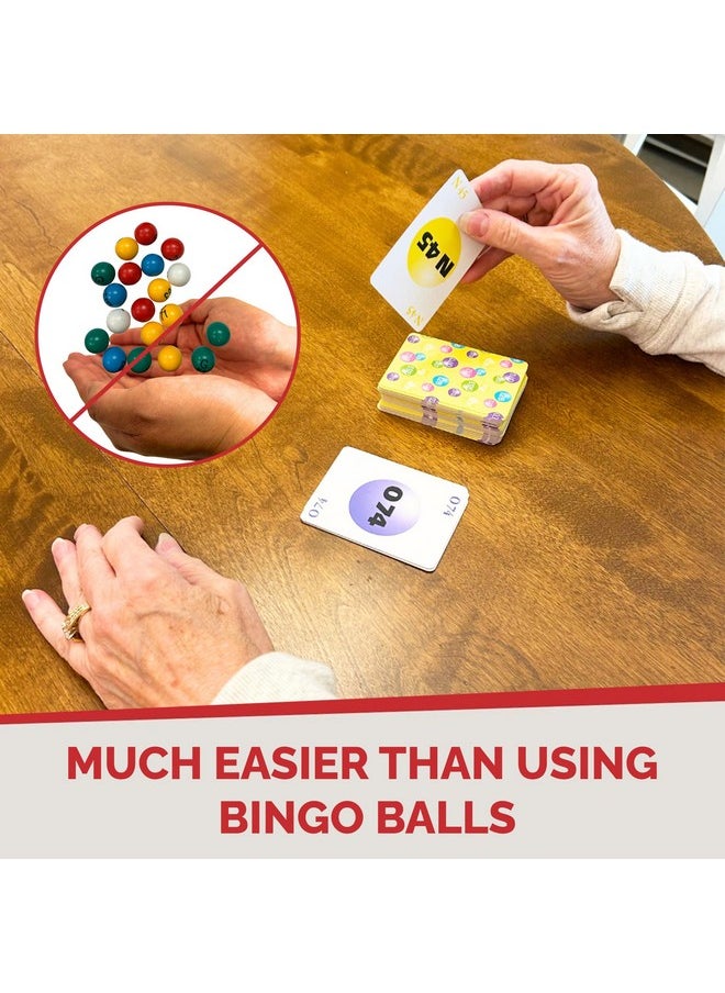 Mr Chips - Bingo Game With Bingo Cards And Chips - 18 Bingo Cards, 300 Bingo Chips And Bingo Calling Cards - Fun Bingo Games For Family, Reusable Bingo Cards, Bingo Game For Kids - Image 1