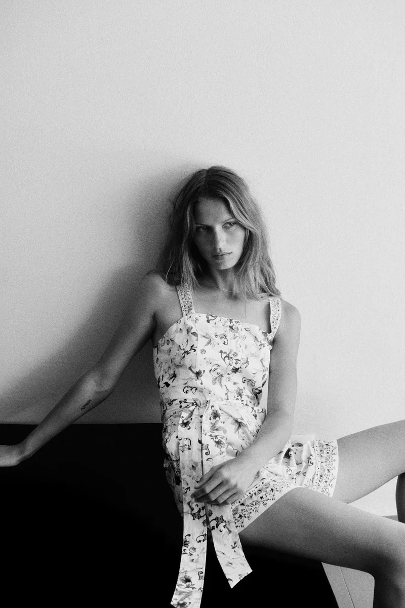 H&M Cotton poplin playsuit