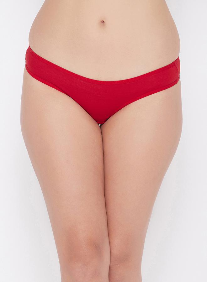 Clovia Clovia Women Plain Pack of 3 Low Waist Bikini Briefs  - Image 1