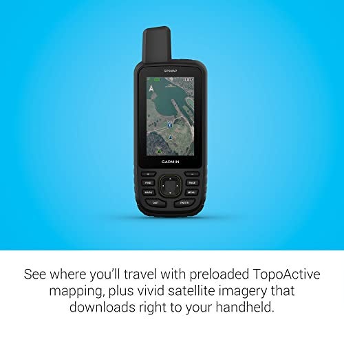 Garmin GPSMAP 67 Rugged GPS Handheld, Multi-Band GNSS, Topo Mapping, Satellite Imagery, Color Display - Image 5