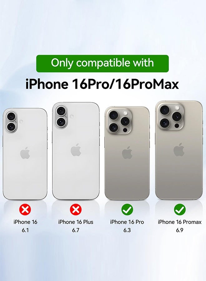Tersely [4 Pieces] Camera Lens Protector for iPhone 16 Pro and iPhone 16 Pro Max 2024, 9H Transparent Camera Tempered Glass Protective Cover - Image 2