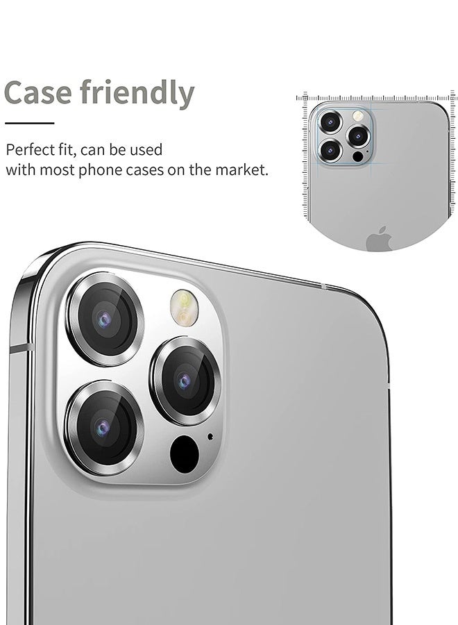 Tersely [4 Pieces] Camera Lens Protector for iPhone 16 Pro and iPhone 16 Pro Max 2024, 9H Transparent Camera Tempered Glass Protective Cover - Image 4