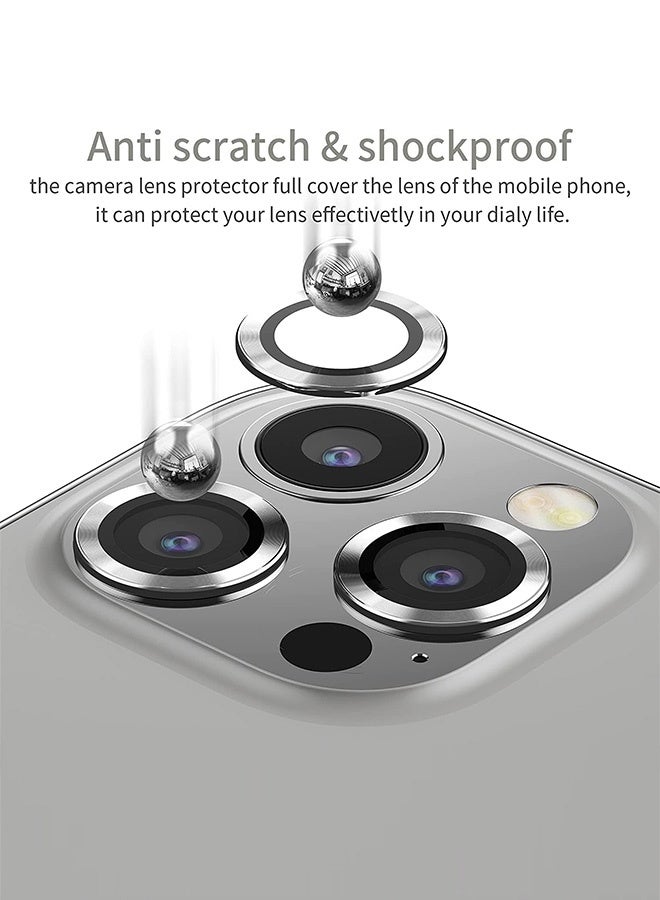 Tersely [4 Pieces] Camera Lens Protector for iPhone 16 Pro and iPhone 16 Pro Max 2024, 9H Transparent Camera Tempered Glass Protective Cover - Image 3