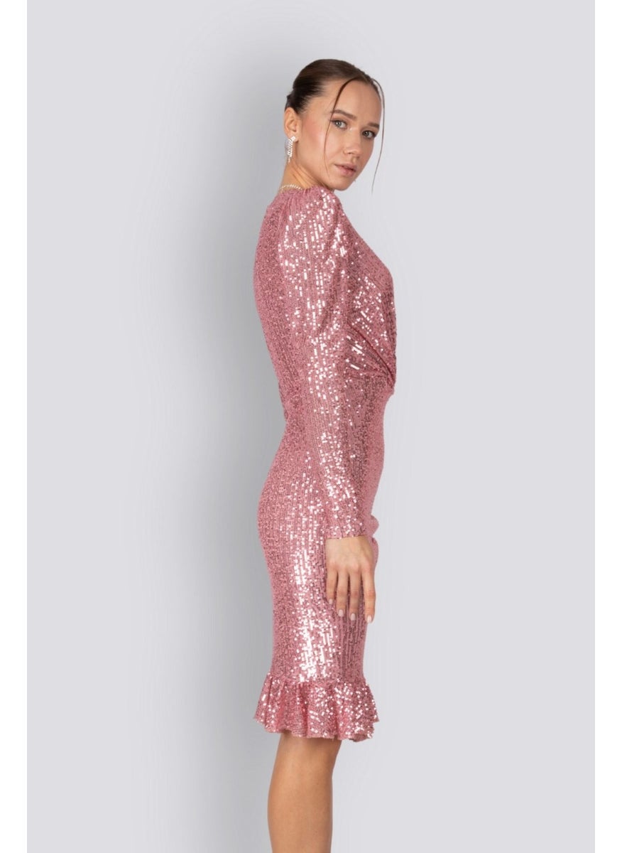 HOXS Sequin Cocktail Dress  - Image 2