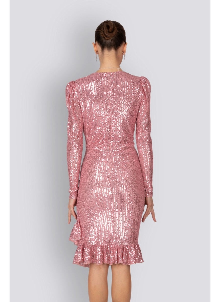 HOXS Sequin Cocktail Dress  - Image 5