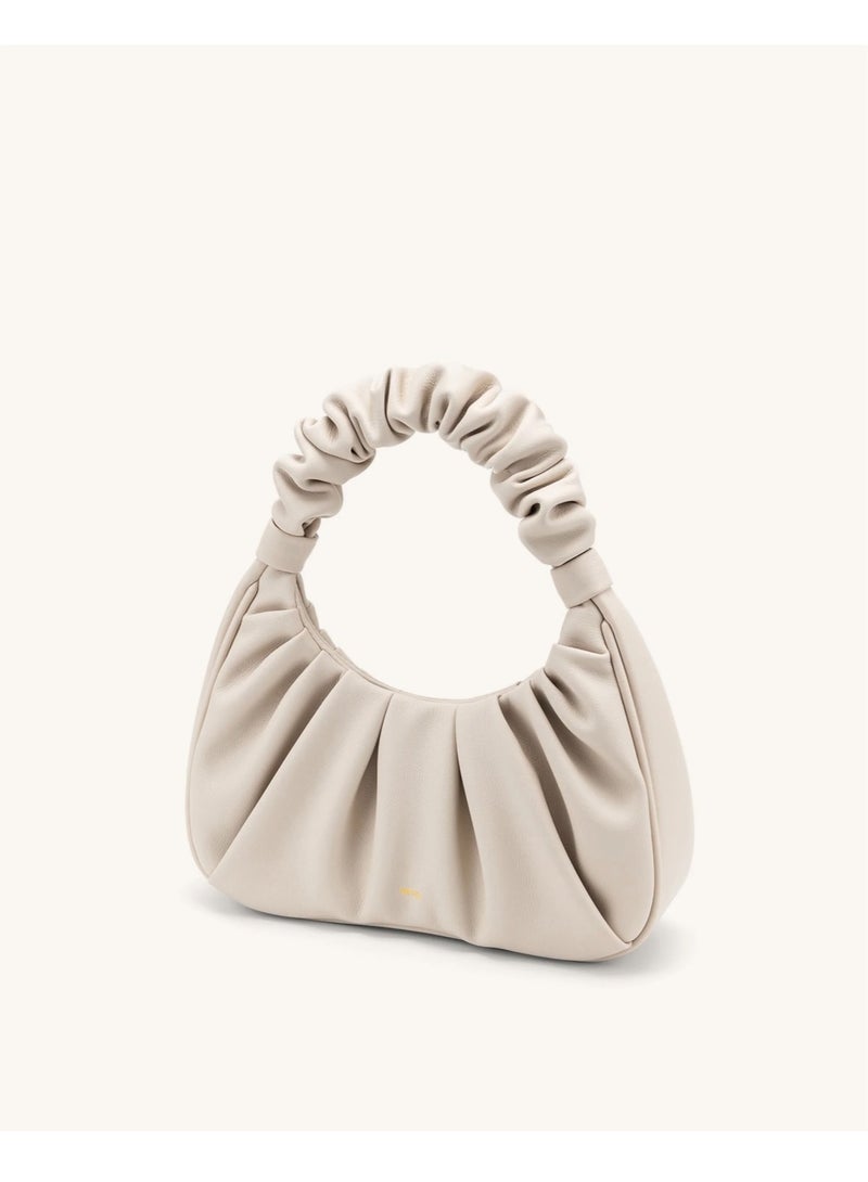 JW PEI cloud bag pleated handbag （Ivory white）light beige/cream  - Image 2
