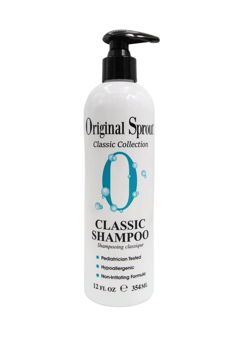 Original Sprout شامبو أوريجينال سبراوت الكلاسيكي 354 مل - مرطب لفك التشابك، خالي من الكبريتات، حماية من الشمس