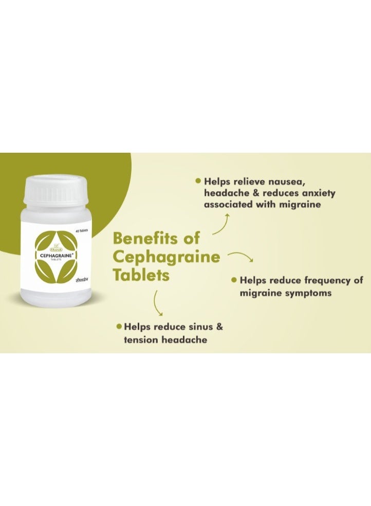 Charak Cephagraine Tablets -60 Nos - Image 2